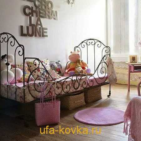 Фотографии кованых детских кроватей