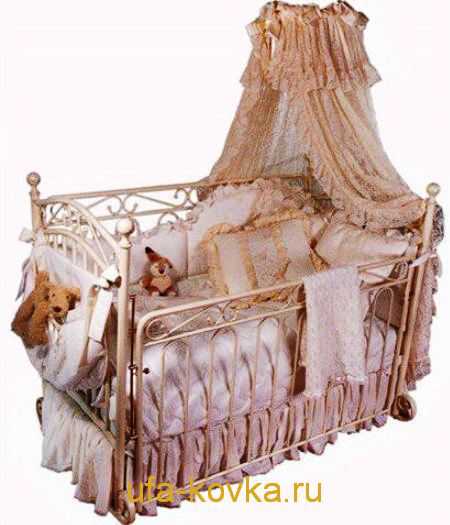 Кованая детская кроватка. Фотографии кованых детских кроватей